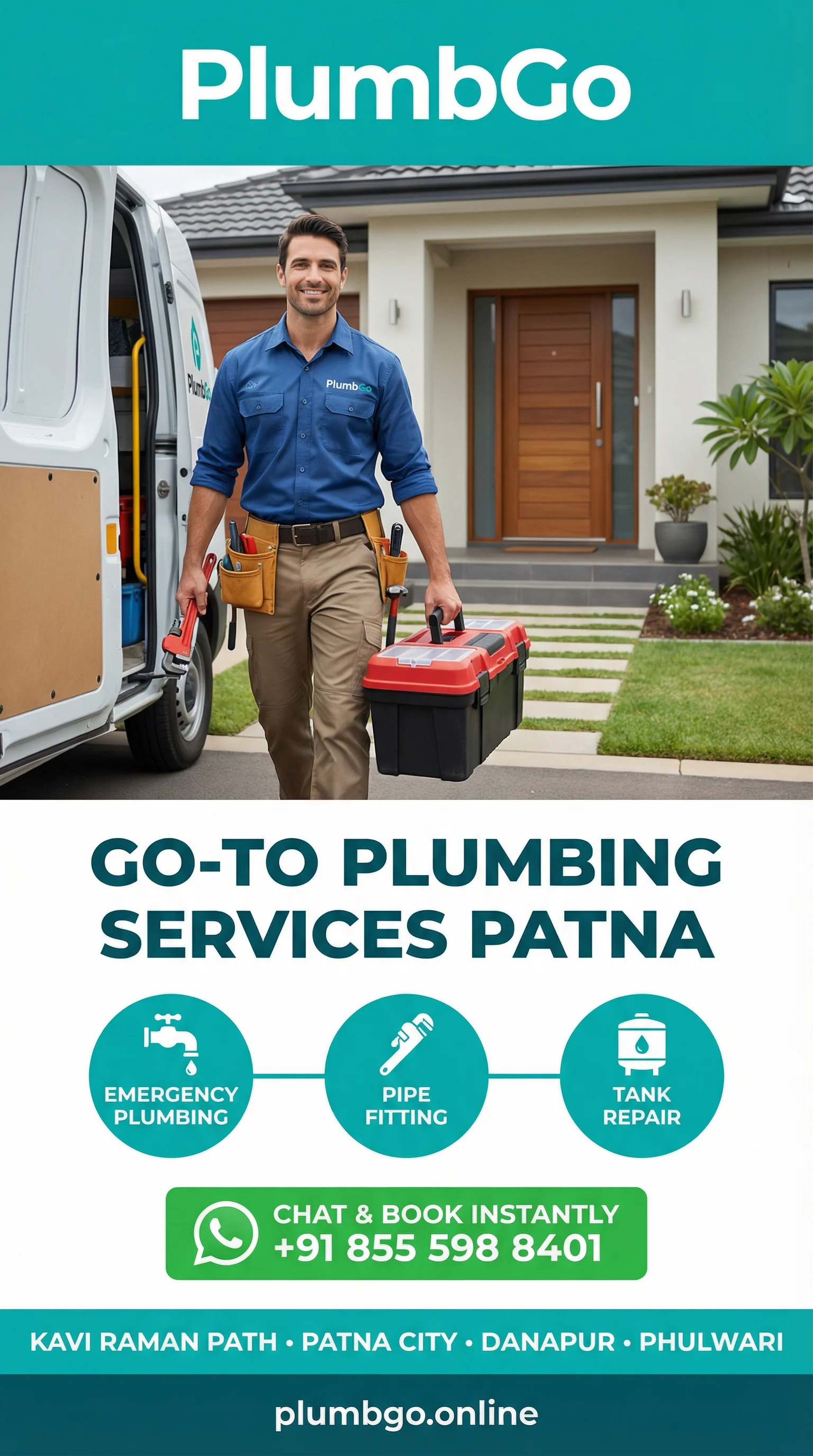 PlumbGo – Go-To Plumbing Services in Patna